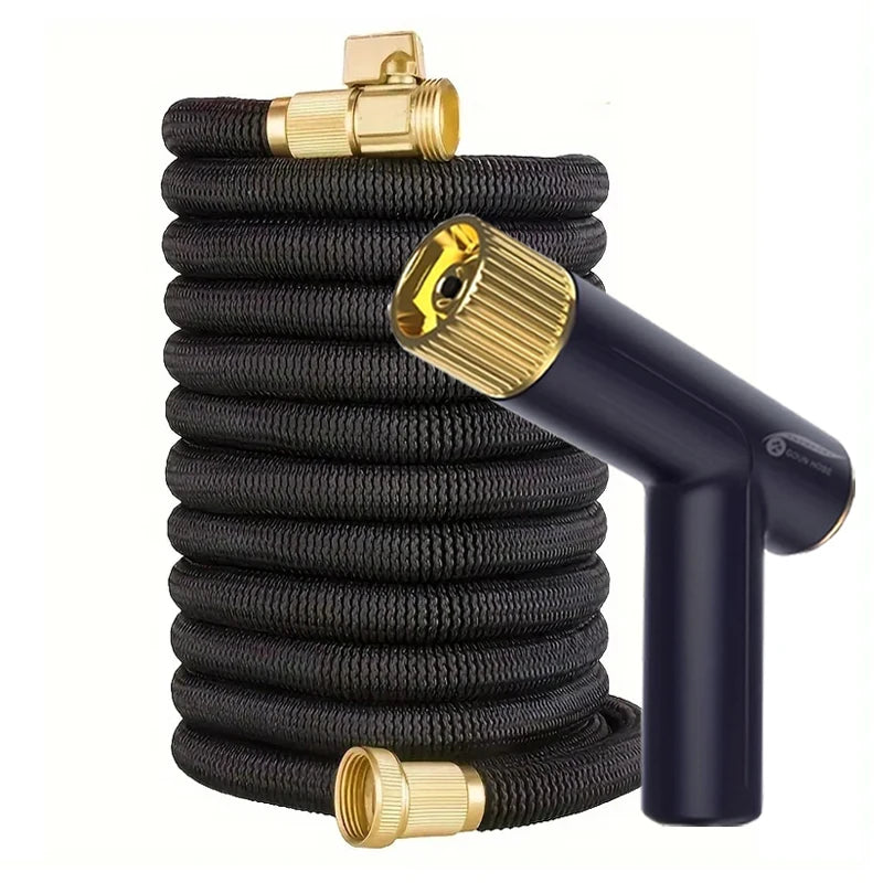 Tuyau arosage extensible + arrosoir 