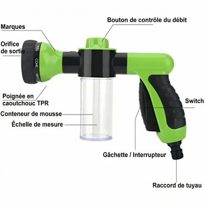 explication shéma pistolet à mousse