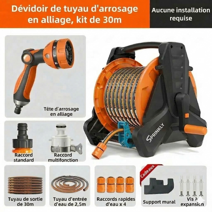 Devidoir Tuyau Arrosage - EASYROLL 10 à 50m