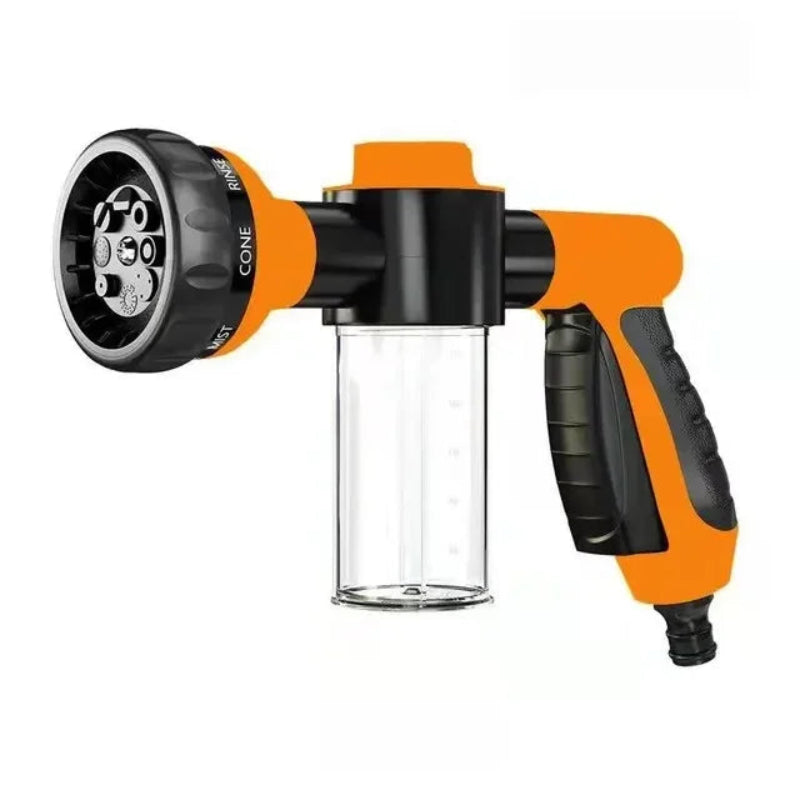 pistolet a mousse tuyau d arrosage orange
