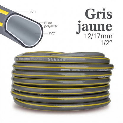 tuyau jaune gris 12/17